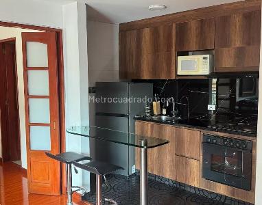 Apartamento de 1 alcoba en arriendo en Chico Parque De La 93, Bogotá, 45 m² · foto 3 de 8