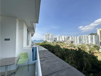 Apartamento de 2 alcobas en venta en Playa Salguero, Santa Marta, 86 m² · foto 2 de 20