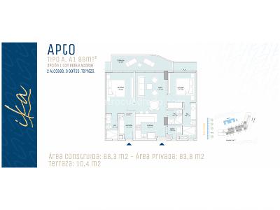 Apartaestudio en venta en Playa Dormida, Santa Marta, 65 m² · foto 3 de 11