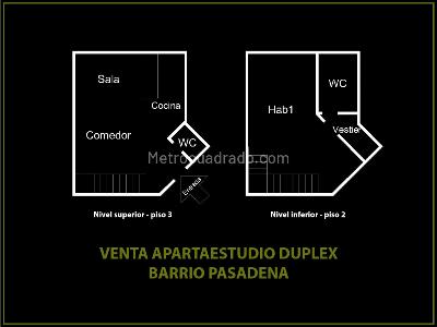 Apartaestudio en venta en Pasadena, Bogotá, 60 m² · foto 2 de 16