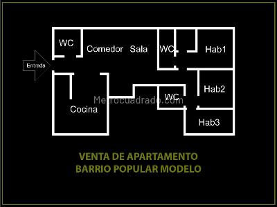 Apartamento de 3 alcobas en venta en Jose Joaquin Vargas, Bogotá, 82 m² · foto 2 de 15