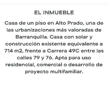 Casa en venta en Alto Prado, Barranquilla · foto 2 de 4