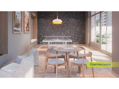 Apartaestudio en venta en Poblado Ciudad Del Rio, Medellín, 50 m² · foto 6 de 7