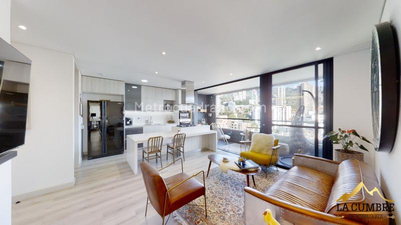 Apartamento Amoblado de 2 Alcobas en Arriendo en Loma de los Gonzalez - 8