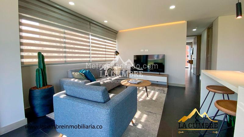 Apartamento Amoblado de 2 Alcobas en El Poblado Los Balsos - 4