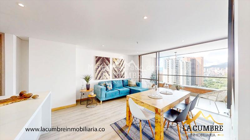 Apartamento Amoblado de 2 Alcobas en El Poblado Los Balsos - 4