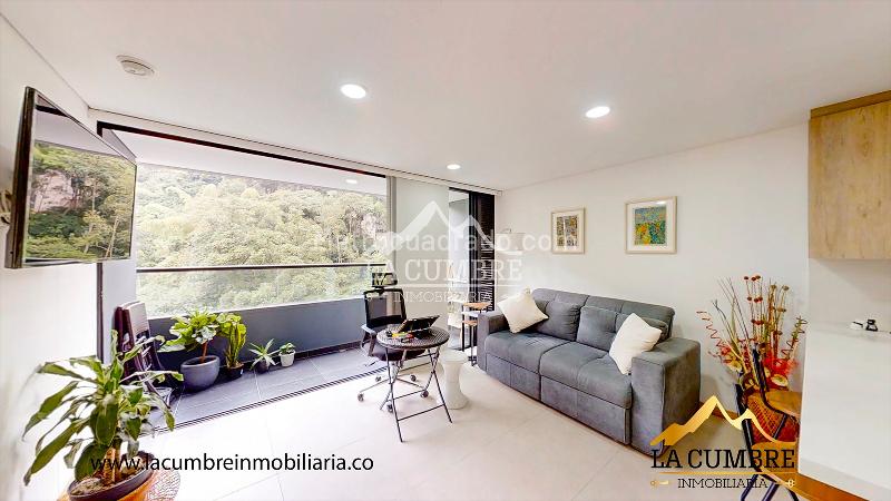 Apartamento Amoblado de 1 Alcoba en El Poblado Las Palmas - 2