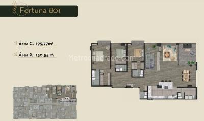 Apartamento de 2 alcobas en venta en Santa Barbara Occidental, Bogotá, 62 m² · foto 3 de 10