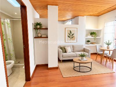 Apartamento de 1 alcoba en arriendo en Santa Paula, Bogotá, 35 m² · foto 3 de 11