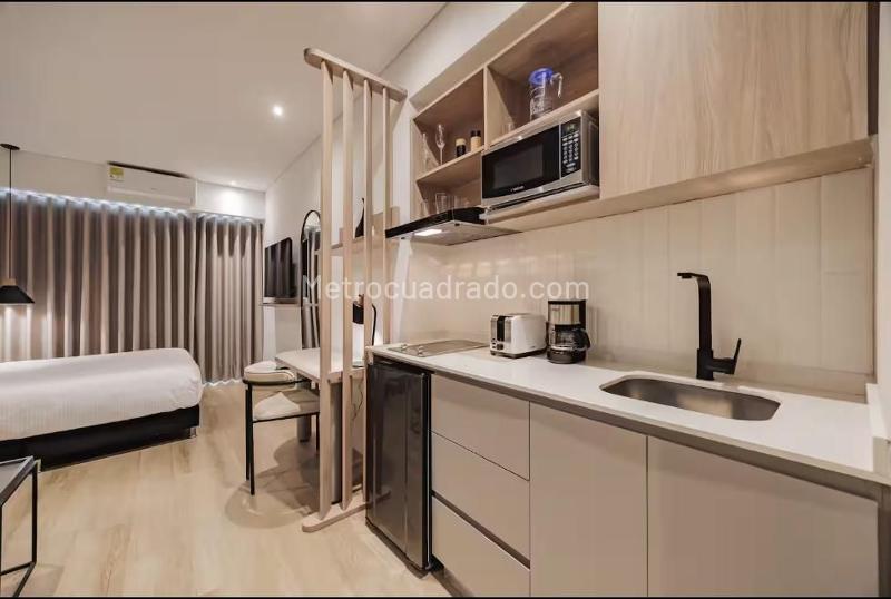 Estudio con Estilo en Laureles Amoblado - 4