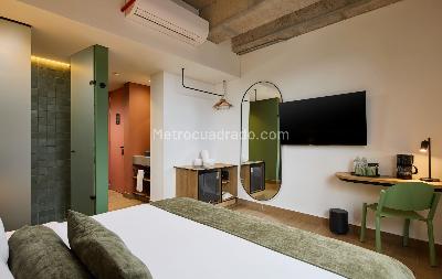 Apartamento de 1 alcoba en venta en El Poblado Provenza, Medellín, 19 m² · foto 6 de 7