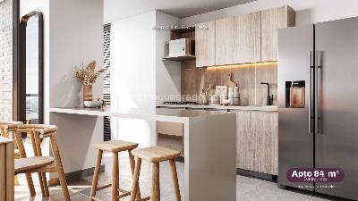Apartamento de 3 alcobas en venta en San Nicolas, Rionegro, 85 m² · foto 2 de 12
