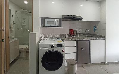 Apartamento de 1 alcoba en arriendo en Niza, Bogotá, 21 m² · foto 3 de 6