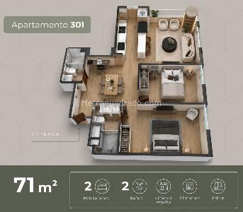Apartamento en venta en Andes Norte, Bogotá · foto 2 de 6