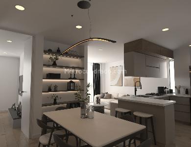 Apartamento de 2 alcobas en venta en Andes Norte, Bogotá, 75 m² · foto 4 de 10