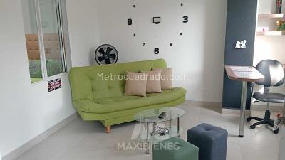 Apartaestudio en arriendo en Los Pinos, Medellín, 37 m² · foto 2 de 10