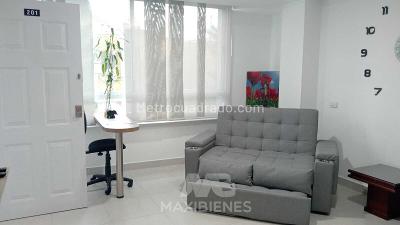 Apartaestudio en arriendo en Los Pinos, Medellín, 37 m² · foto 2 de 8