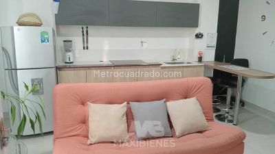 Apartaestudio en arriendo en Los Pinos, Medellín, 37 m² · foto 4 de 9
