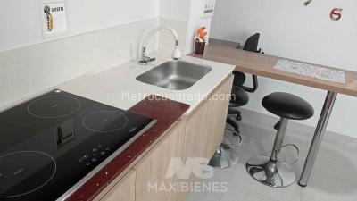 Apartaestudio en arriendo en Los Pinos, Medellín, 37 m² · foto 5 de 9