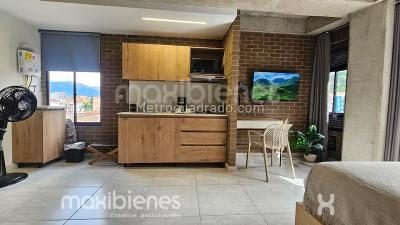 Apartaestudio en arriendo en Belen Los Alpes, Medellín, 32 m² · foto 2 de 11