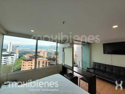 Apartaestudio en arriendo en La Aguacatala, Medellín, 40 m² · foto 5 de 17