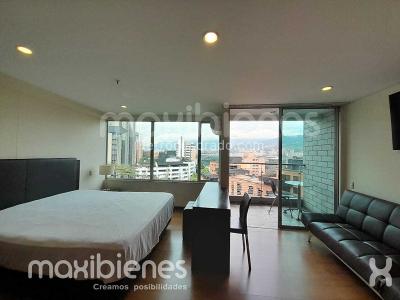 Apartaestudio en arriendo en La Aguacatala, Medellín, 40 m² · foto 8 de 17