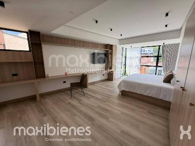 Apartaestudio en arriendo en El Poblado, Medellín, 37 m² · foto 3 de 7