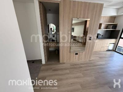 Apartaestudio en arriendo en El Poblado, Medellín, 37 m² · foto 4 de 7