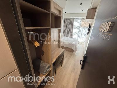 Apartaestudio en arriendo en El Poblado, Medellín, 35 m² · foto 4 de 6