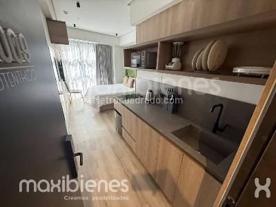 Apartaestudio en arriendo en El Poblado, Medellín, 35 m² · foto 5 de 6