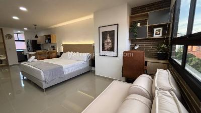 Apartamento de 1 alcoba en arriendo en Santa Teresita, Medellín, 45 m² · foto 2 de 6