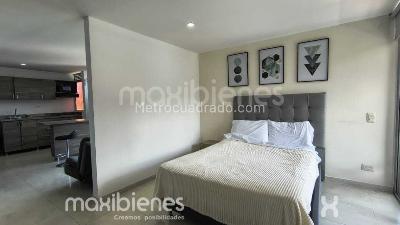 Apartaestudio en arriendo en La Aguacatala, Medellín, 40 m² · foto 7 de 9