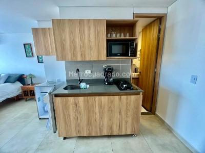 Apartaestudio en venta en Laureles, Medellín, 33 m² · foto 9 de 14