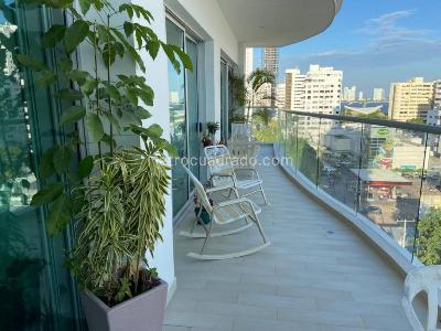 Apartamento de 3 alcobas en venta en Bocagrande, Cartagena, 140 m² · foto 3 de 11