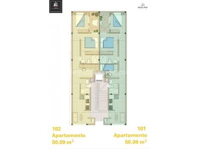 Apartamento de 2 alcobas en venta en Bellavista, Medellín, 50 m² · foto 10 de 11