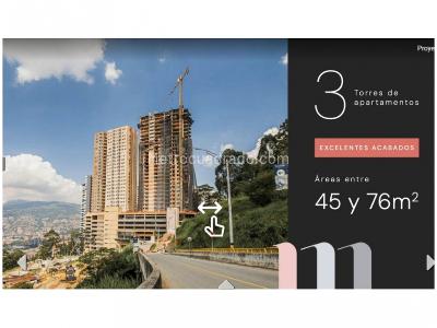 Apartamento de 3 alcobas en venta en El Poblado, Medellín, 72 m² · foto 7 de 10