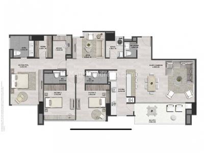 Apartamento de 3 alcobas en venta en El Poblado, Medellín, 148 m² · foto 5 de 15