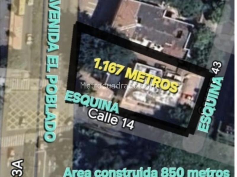 Lote en Venta, El Poblado, Medellín - Más