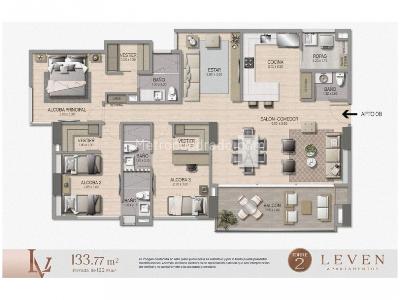 Apartamento en venta en Altos Del Poblado, Medellín · foto 3 de 8