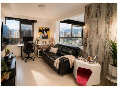 Apartamento de 2 alcobas en venta en Loma De Los Bernal, Medellín, 77 m² · foto 3 de 20