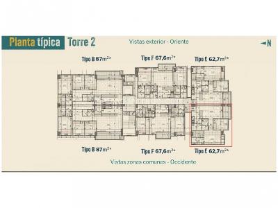 Apartamento de 2 alcobas en venta en Laureles, Medellín, 62 m² · foto 6 de 7