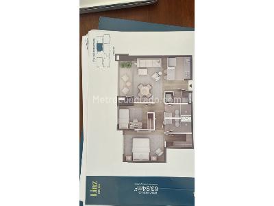 Apartamento de 2 alcobas en venta en Ciudad Del Rio, Medellín, 64 m² · foto 5 de 9