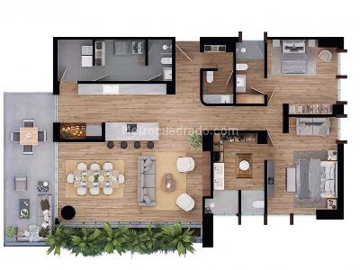 Apartamento en venta en El Tesoro, Medellín · foto 8 de 20