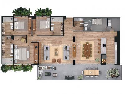 Apartamento en venta en El Tesoro, Medellín · foto 14 de 20