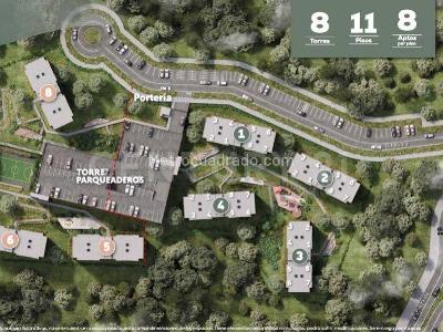 Apartamento de 2 alcobas en venta en Rionegro, Rionegro, 49 m² · foto 19 de 20