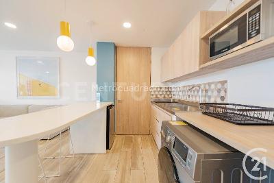 Apartamento de 1 alcoba en venta en Laureles, Medellín, 53 m² · foto 5 de 20