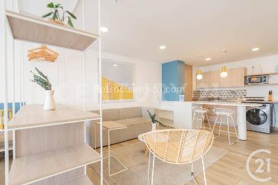 Apartamento de 1 alcoba en venta en Laureles, Medellín, 53 m² · foto 10 de 20