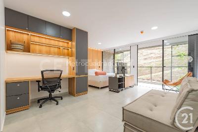 Apartamento de 1 alcoba en venta en Loma Del Escobero, Envigado, 50 m² · foto 5 de 16