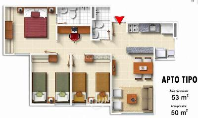 Apartamento de 3 alcobas en venta en Soacha, Soacha, 50 m² · foto 12 de 15