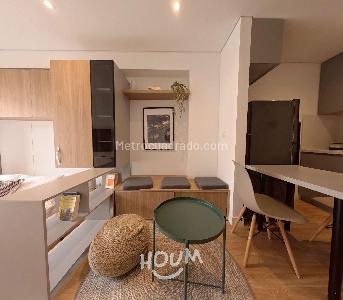 Apartamento de 1 alcoba en arriendo en Usaquen, Bogotá, 27 m² · foto 4 de 11